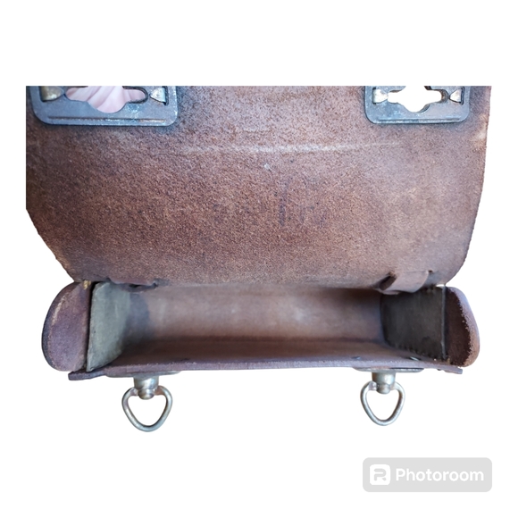 Antique Leather Bicycle Tool Bag - Picture 8 of 8